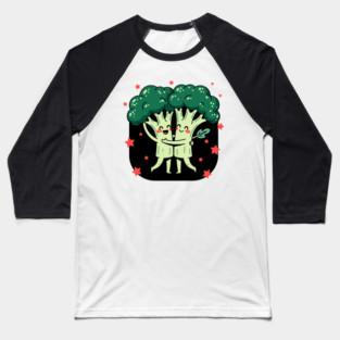 Broccoli Love Duo Baseball T-Shirt