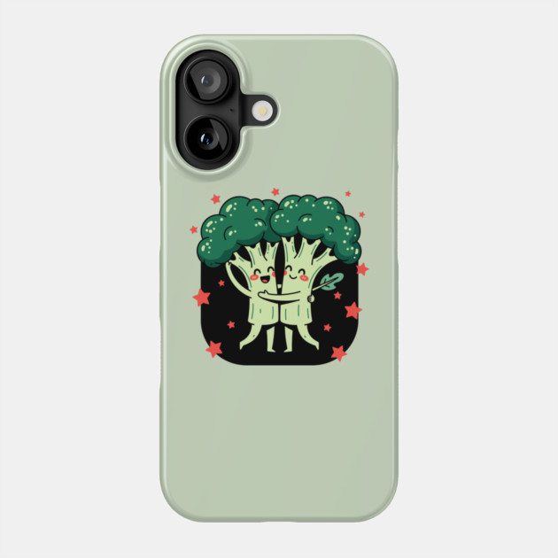 Broccoli Love Duo Phone Case by enrynz