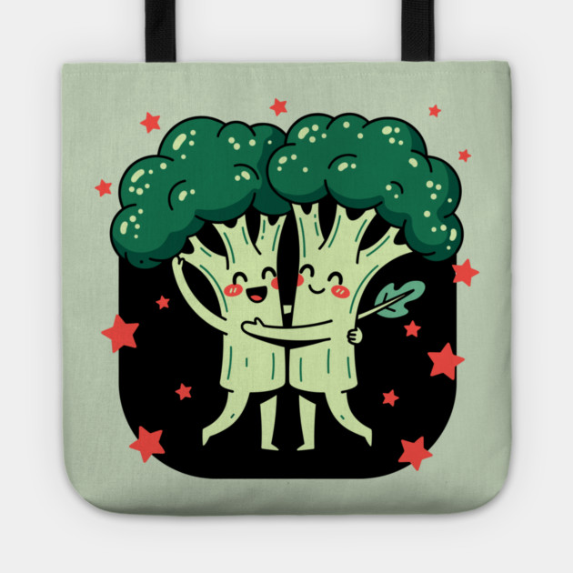 Broccoli Love Duo Tote by enrynz