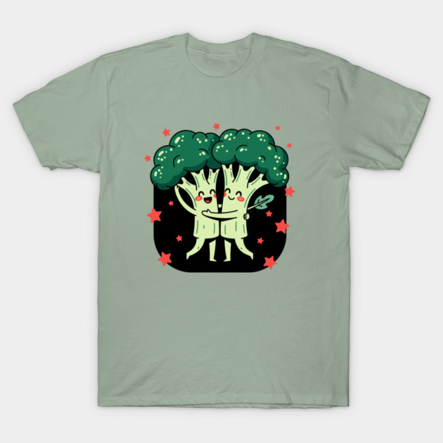 Broccoli Love Duo T-Shirt by enrynz