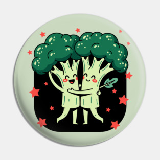 Broccoli Love Duo Pin