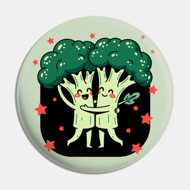 Broccoli Love Duo Pin by enrynz