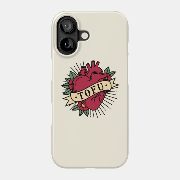 Tofu Lovers' Heart Phone Case by enrynz