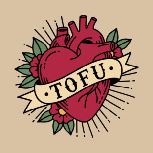 Tofu Lovers' Heart T-Shirt
