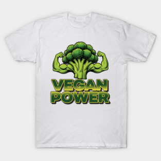 Vegan Power Broccoli Strength T-Shirt