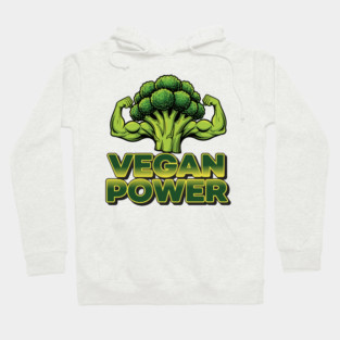 Vegan Power Broccoli Strength Hoodie