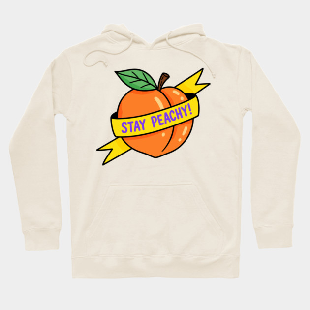 Stay Peachy Hoodie by enrynz