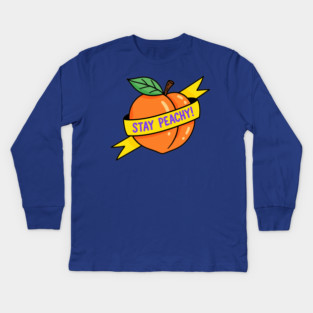 Stay Peachy Kids Long Sleeve T-Shirt