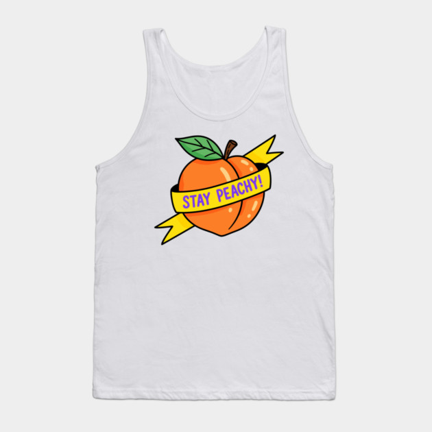 Stay Peachy Tank Top by enrynz