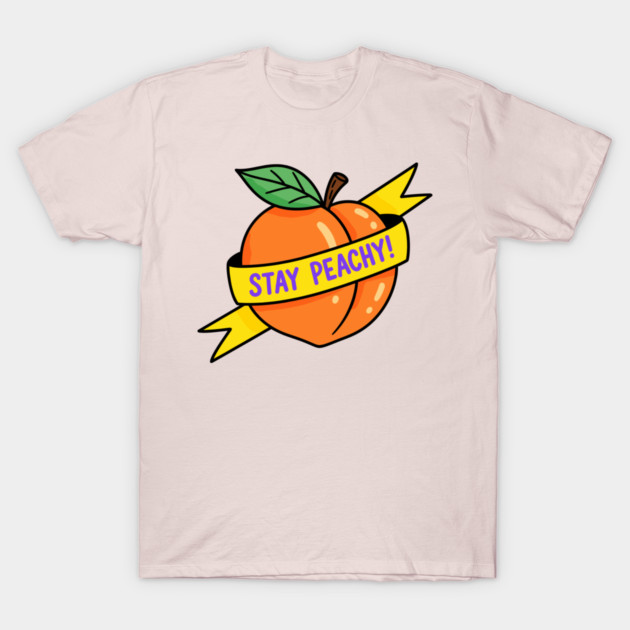 Stay Peachy T-Shirt by enrynz