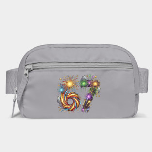 67 Colorful Fireworks Celebration for New Year's Eve Bag