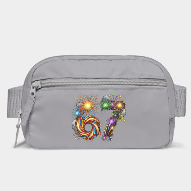 67 Colorful Fireworks Celebration for New Year's Eve by Creatifly Graphic Tees