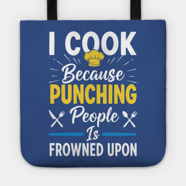 Cooking Not Punching Tote by enrynz