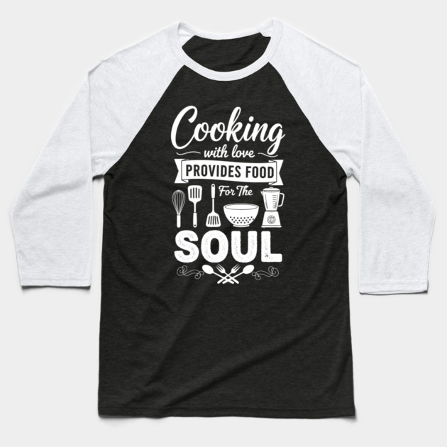 Soulful Cooking Baseball T-Shirt by enrynz