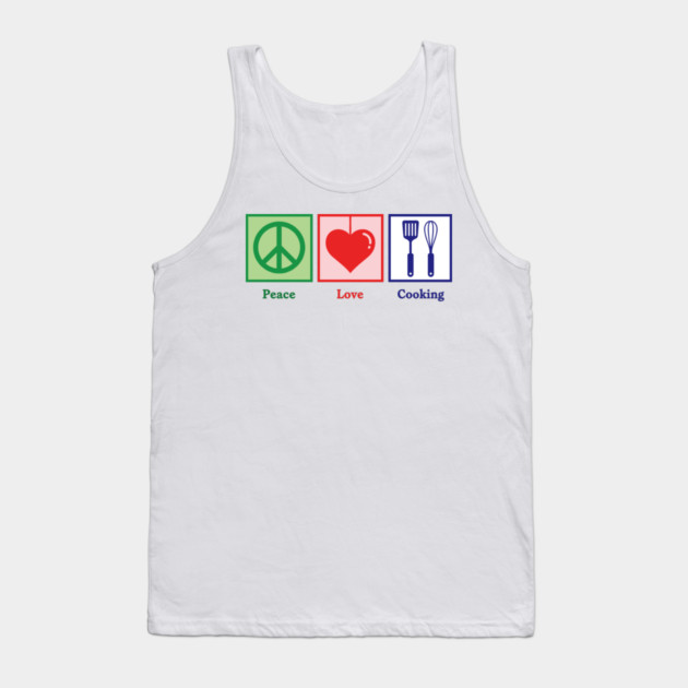 Peace, Love, Cooking Tank Top by enrynz