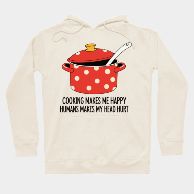 Introvert's Kitchen Humor Hoodie by enrynz
