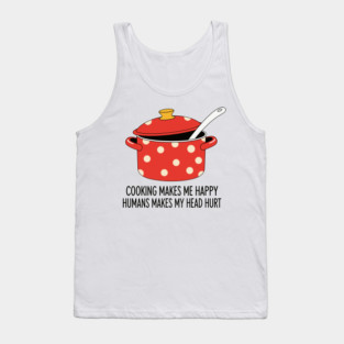Introvert's Kitchen Humor Tank Top