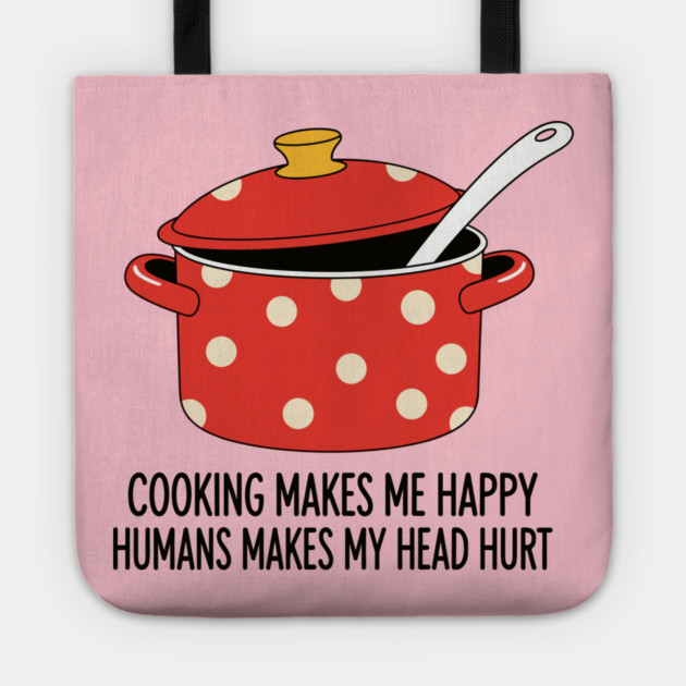 Introvert's Kitchen Humor Tote by enrynz