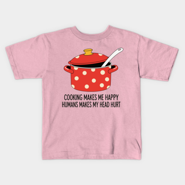 Introvert's Kitchen Humor Kids T-Shirt by enrynz