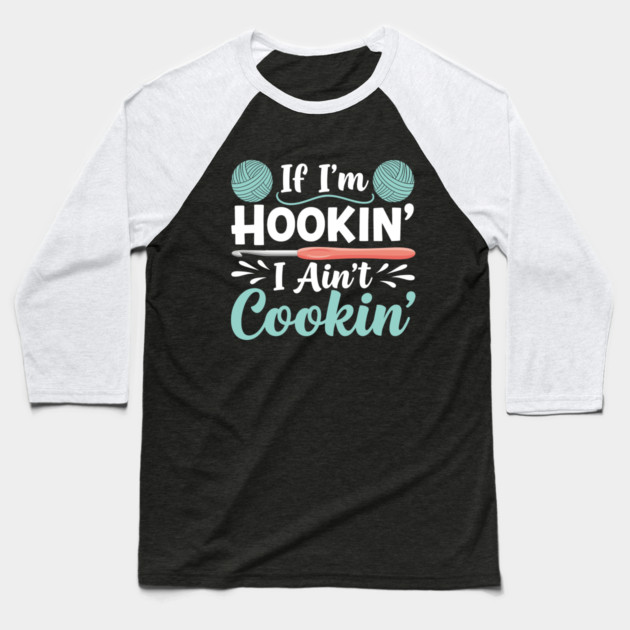 Hooked on Yarn Baseball T-Shirt by enrynz