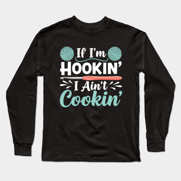 Hooked on Yarn Long Sleeve T-Shirt by enrynz