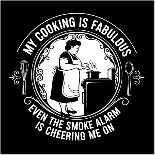 Sassy Cooking Humor Wall Art by enrynz