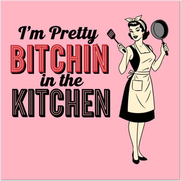 Sassy Kitchen Humor Wall Art by enrynz
