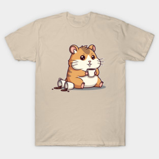 Hamster's Coffee Chaos T-Shirt