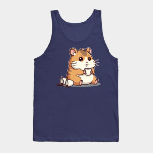Hamster's Coffee Chaos Tank Top