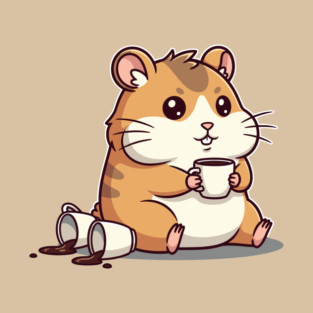 Hamster's Coffee Chaos T-Shirt