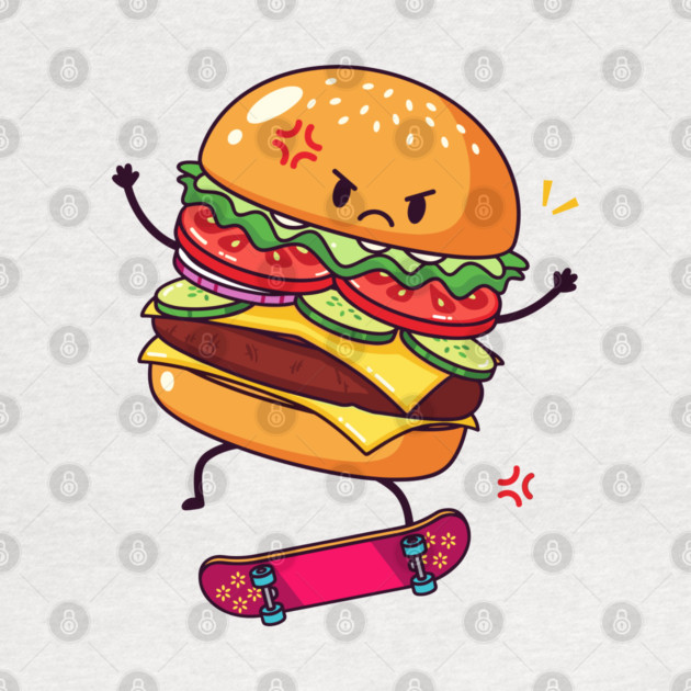 Furious Skateboard Burger by enrynz