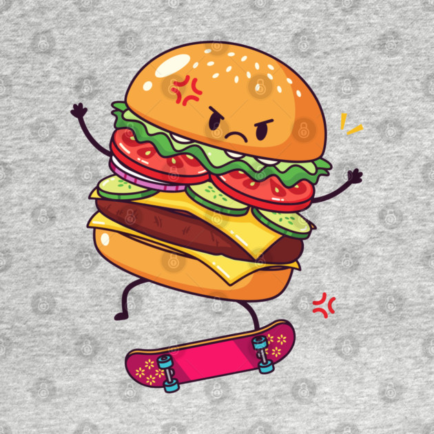 Furious Skateboard Burger by enrynz