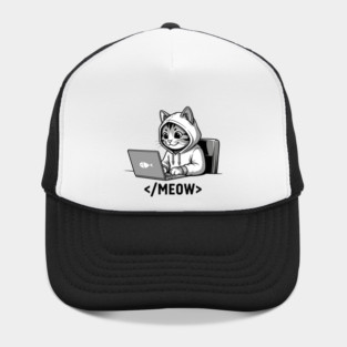Coding Cat </Meow> Hat