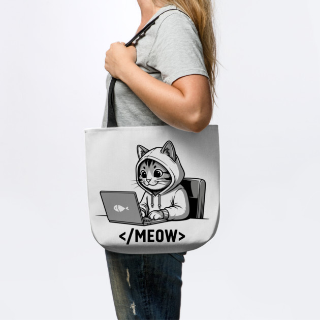Coding Cat </Meow> by enrynz