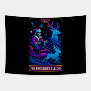 Christmas Tarot - The Frostbite Sleigh Tapestry