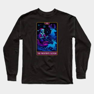 Christmas Tarot - The Frostbite Sleigh Long Sleeve T-Shirt