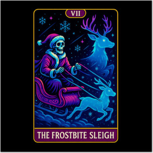 Christmas Tarot - The Frostbite Sleigh Posters and Art