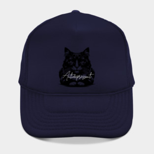 funny cat antidepressant Hat