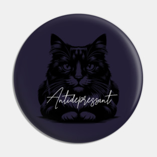 funny cat antidepressant Pin