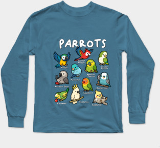 Parrots of the World Long Sleeve T-Shirt