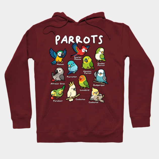 Parrots of the World Hoodie by GoshWow®