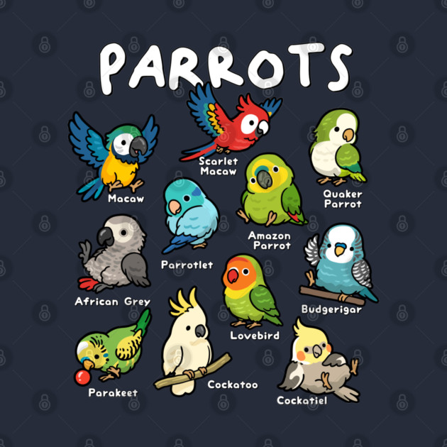 Parrots of the World by GoshWow®