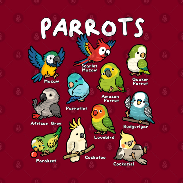 Parrots of the World by GoshWow®