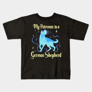 My Patronus is a German Shepherd Kids T-Shirt