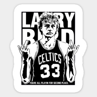 LARRY BIRD VINTAGE MIDDLE FINGER Magnet