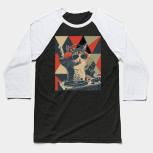 DJ-Cat Baseball T-Shirt