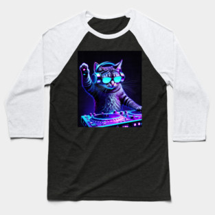 DJ-Cat Baseball T-Shirt