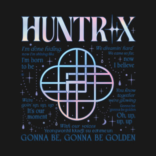 Huntrix  Lyrics Kpdh Fan Huntrix Fan Huntrix Concert Light Stick T-Shirt