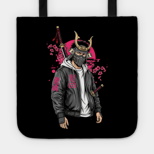 Urban Drifter Modern Samurai Streetwear Tote by Designed By Marty