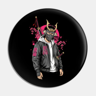 Urban Drifter Modern Samurai Streetwear Pin
